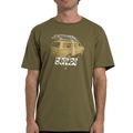 Camiseta Hurley Travel WT26 Masculina VERDE ESCURO