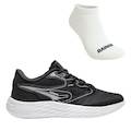 Kit Tênis Rainha Star e Meia - Feminino PRETO/BRANCO