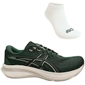 Kit Tênis Asics Raiden 5 e Meia - Masculino VERDE/BRANCO