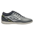 Chuteira de Futsal Adulta Adamant Top Speed League - Umbro CINZA/BRANCO