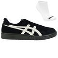 Kit Tênis Asics Japan S Camurça e Meia - Masculino PRETO/BRANCO
