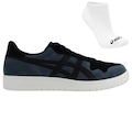 Kit Tênis Asics Japan S Camurça e Meia - Masculino CINZA/PRETO