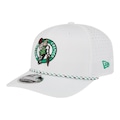 Boné Adulto New Era 970ss Boston Celtics Aba Curva BRANCO