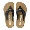 Chinelo Kenner Kivah Full Force Gold - Adulto PRETO