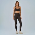 Legging Alto Giro Elástico Personalizado  - Feminina MARROM