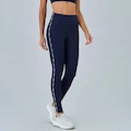 Calça Legging Alto Giro Elástico Personalizado - Feminina AZUL ESCURO