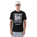 Camiseta New Era New Era Branded Masculina PRETO