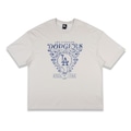 Camiseta New Era Regular MLB Los Angeles Dodgers New Era Masculina BEGE