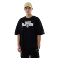 Camiseta New Era Regular NFL Las Vegas Raiders New Era Masculina PRETO