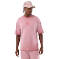 Camiseta New Era Regular New York Yankees Masculina ROSA