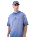 Camiseta New Era Regular Los Angeles Dodgers Masculina AZUL