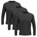 Kit 3 Camisetas Manga Longa Dry Lisa Treino Masculino CHUMBO