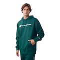 Blusão de Moletom Champion Hoodie Athletic Night Green - Masculina VERDE