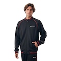 Agasalho Champion Raglan Pipping Mini Script Logo Active  - Masculina PRETO