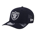 Boné Adulto New Era 970ss Stretch Snap Las Vegas Raiders Aba Curva PRETO