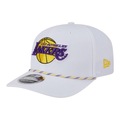 Boné Adulto New Era 970ss Multi Rope Los Angeles Lakers Aba Curva BRANCO