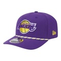 Boné Adulto New Era 970ss Multi Rope Los Angeles Lakers Aba Curva ROXO