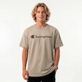 Camiseta Champion Logo Script INK | Dark Khaki - Masculina BEGE