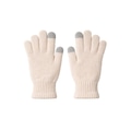 Luva Touch Screen Unissex OFF WHITE