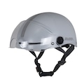 Capacete Bicicleta elétrica E-bike o Rava coquinho com viseira CINZA