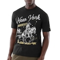 Camiseta New Era Regular New York Yankees Masculina PRETO