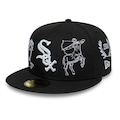 Boné New Era 59FIFTY Chicago White Sox MLB Masculino PRETO