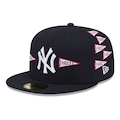 Boné New Era 59FIFTY Day New York Yankees Spike Lee Pennants New Era Masculino AZUL