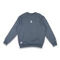 Blusão de Moletom New Era Fleece Tops Los Angeles Dodgers MLB Masculino CINZA