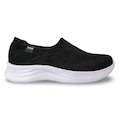Tênis Feminino Rainha Slip On Charm II PRETO/BRANCO