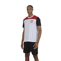 Camiseta do Flamengo Fulgor Braziline - Masculina BRANCO/VERMELHO