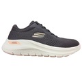 Tênis Feminino Skechers Arch Fit 2.0 Big League CINZA/ROSA CLA