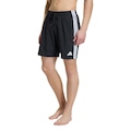 Short de Natação adidas Três Listras 13 Cm Masculino PRETO/BRANCO