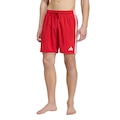 Short de Natação adidas Três Listras 13 Cm Masculino VERMELHO/BRANCO