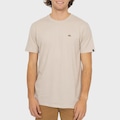 Camiseta Quiksilver Embroidery Masculina BEGE