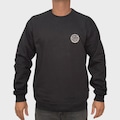 Moletom Careca Rip Curl Wetsuit Icon Crew - Masculino PRETO
