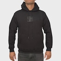 Moletom Canguru Back Wash Sol e Mar - Masculino PRETO