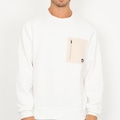 Moletom Quiksilver Careca Big Pocket WT26 Masculino BRANCO