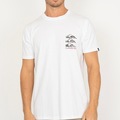 Camiseta Quiksilver Three Logo WT26 Masculina BRANCO