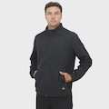 Jaqueta Masculina Rusty Corta Vento Placed Black Importada PRETO