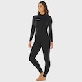 Long John Rip Curl Trad Feminino Back Zip Black - 3/2mm PRETO