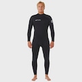 Long John Rip Curl Trad Masculino Back Zip Black - 3/2mm PRETO