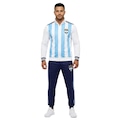 Conjunto de Agasalho Argentina Balboa Seleção - Masculina AZUL/BRANCO