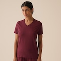 Camiseta Fila Basic Feminina VINHO