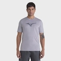 Camiseta de Corrida Mizuno Run Spark Mescla Masculina CINZA