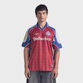 Camisa Polo Mizuno x Budweiser Legends United 86 Masculina VERMELHO