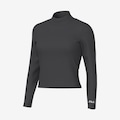 Blusa Manga Longa Fila Essentials Canelada Feminina PRETO