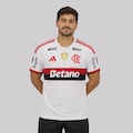 Camisa do Flamengo adidas Patch Campeão Libertadores  - Masculina BRANCO
