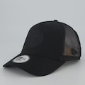 Boné Adulto New Era Paris Saint-Germain Trucker 940 Aba Curva PRETO