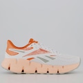 Tênis Feminino Reebok Zig Dynamica 6 BRANCO/LARANJA