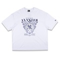 Camiseta New Era Regular  MLB New York Yankees Masculina BRANCO